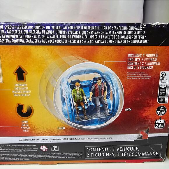 Jurassic World Matchbox Radio Control Legavy Collection Gyrosphere NWT - Picture 5 of 8